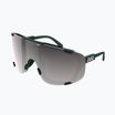 Occhiali da sole POC Devour pargasite green/clarity road/sunny silver