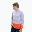 POC MTB Pure granite grey/zink orange cycling longsleeve da uomo