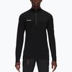 Felpa da trekking da uomo Mammut Aenergy ML Half Zip Pull nero
