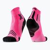 Calze da uomo X-Socks Run Expert Ankle rosa fluo/x nero