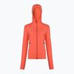 Felpa trekking Mammut donna Taiss Light ML con cappuccio salmone/terracotta