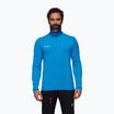 Felpa da trekking Mammut da uomo Aenergy ML Half Zip Pull blu ghiacciaio