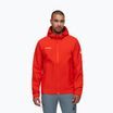 Mammut Linard Light HS Giacca da pioggia da uomo con cappuccio mammut rosso