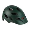 Casco da bici per bambini Bell Sidetrack Jr verde scuro opaco arancione