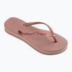 Infradito Havaianas Slim Platform da donna, rosa croco