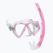 Mares Combo Zephir Junior rosa/chiaro kit snorkeling per bambini