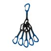 Black Diamond Hotforge Hybrid Quickpack Climbing Express Set 6 pezzi. 12 cm blu