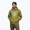 Felpa da uomo Black Diamond Chalked Up 2.0 Po Hoody camp verde