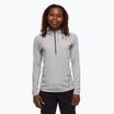 Felpa trekking donna Black Diamond Alpenglow Pro Hoody peltro