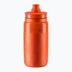 Bottiglia da bicicletta Elite FLY Tex 550 ml logo arancio/grigio