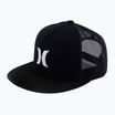 Cappello Hurley Icon Solid Flat Trucker da uomo nero