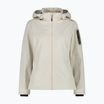 Giacca softshell donna CMP 39A5016 Zip Hood vaniglia