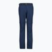 Pantaloni da trekking da donna CMP Zip Off blu