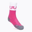 Calze da ciclismo da donna UYN Rosa chiaro/bianco