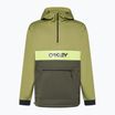 Felpa con cappuccio Oakley TNP Nose Grab Softshell da uomo, nuova, spazzola scura/ferno