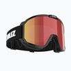 Occhiali da sci Bliz Rave nero opaco/marrone rosso