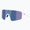 Occhiali da sole Bliz P001S bianco opaco/grigio a specchio blu