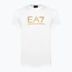 Uomo EA7 Emporio Armani Train Gold Label Tee Pima Big Logo bianco