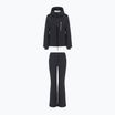 Set da sci EA7 Emporio Armani Ski Kitzbuhel Softshell Tris giacca + pantaloni + smanicato nero