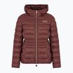 Giacca donna EA7 Emporio Armani Train Core Plus Eco Down Medium imbottita color porpora