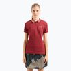 Maglietta donna EA7 Emporio Armani Golf Pro Polo Damier syrah