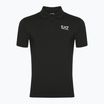 Polo da uomo EA7 Emporio Armani Train Visibility nero