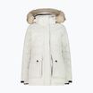 Donna CMP Parka Zip Hood Rain Jacket Bianco 32K3206F