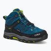 Stivali da trekking CMP Rigel Mid Wp deep lake/acido per bambini