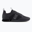 EA7 Emporio Armani Nero e Bianco Lacci asfalto grigio/silv.g7 scarpe