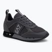 EA7 Emporio Armani Nero e Bianco Lacci asfalto grigio/silv.g7 scarpe