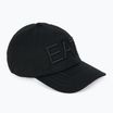 EA7 Emporio Armani Train Logo Series Cappello da baseball ricamato nero