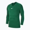 Maglia termica a maniche lunghe Nike Dri-FIT Park First Layer verde pino/bianco per bambini