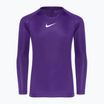 Maglia termica a maniche lunghe Nike Dri-FIT Park First Layer court viola/bianco per bambini