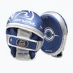 Guanti da box Rival Professional blu/argento per allenatori