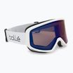 Occhiali da sci Bollé Bedrock Plus bianco opaco/bronzo blu