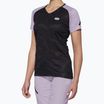 Maglia ciclismo da donna 100% Airmatic W black lavender