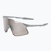 100% Occhiali da sole Hypercraft grigio pietra opaco/argento opaco a specchio