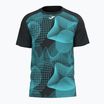 Maglia da tennis Joma Challenge uomo nero/turchese