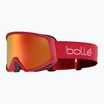 Occhiali da sci Bollé Bedrock Plus rosso carminio/alba