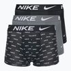 Nike Dri-Fit Essential boxer uomo 3 paia stampa logo nike/grigio freddo/nero