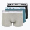 Boxer da uomo Nike Everyday Cotton Stretch Trunk 3 paia multicolore