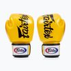Guantoni da boxe dorati Fairtex Deluxe Tight-Fit