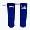 YOKKAO Muay Thai Boxing protezioni tibia in cotone blu