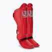 Protezioni per tibia e piede rosse Top King Pro Semi Leather