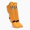 Protezioni per tibia e piede gialle Top King Pro Semi Leather