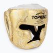 Casco da pugilato Top King Super Star bianco/oro