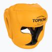 Casco da boxe Top King a copertura totale giallo