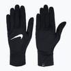 Guanti da corsa Nike Pacer Lightweight RG da uomo, nero/nero/argento