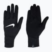 Guanti da corsa Nike Pacer Lightweight RG da donna nero/nero/argento