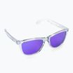 Occhiali da sole Oakley Frogskins lucidati chiari/viola di Przm